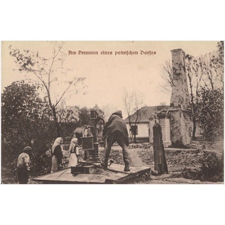 Am Brunnen eines polnischen Dorfes