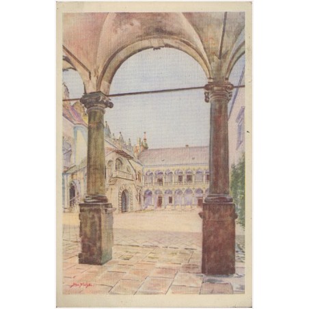 Poland - Pologne. King Leszczyński Castle (XV-XVII century) at Baranów (Voievodship of Lwów). [...]