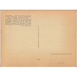 Warszawa. - Kościół Św. Krzyża przy Krakowskim Przedmieściu, zburzony i spalony przez Niemców podczas Powstania w 1944 r. [...]