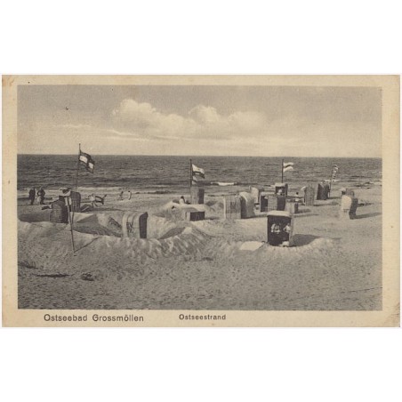 Ostseebad Großmöllen. Ostseestrand