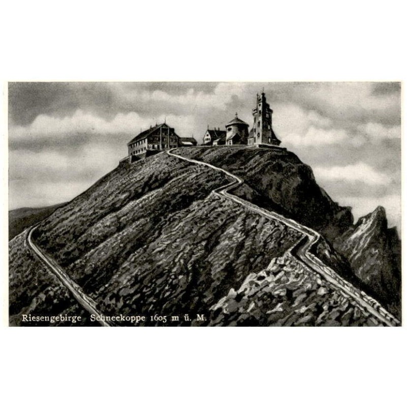Riesengebirge. Schneekoppe 1605 m ü. M.