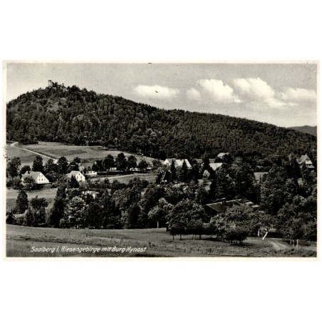 Saalberg i. Riesengebirge mit Burg Kynast