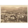 Krummhübel i. Riesengebirge v. Heidelberg m. Hotel Reichshof u. Schneekoppe