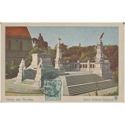 Gruss aus Breslau. Kaiser-Wilhelm-Denkmal [...] Miethe Phot