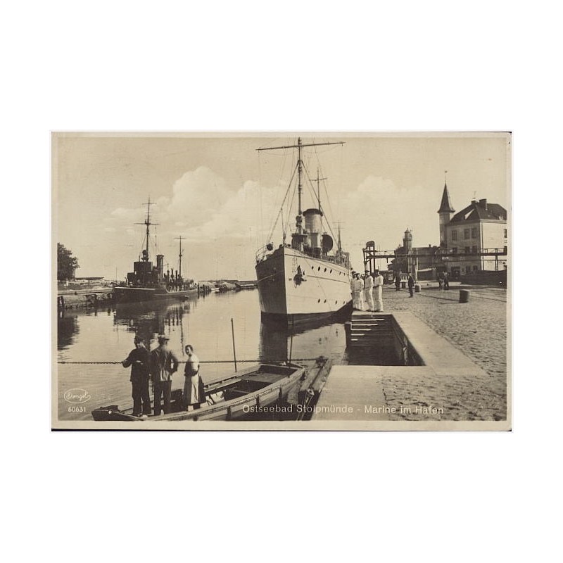 Ostseebad Stolpmünde - Marine im Hafen
