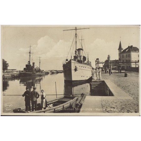 Ostseebad Stolpmünde - Marine im Hafen