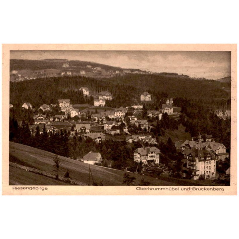 Riesengebirge. Oberkrummhübel und Brückenberg