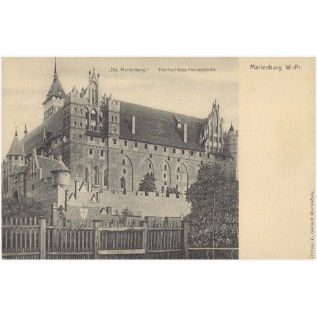 "Die Marienburg." Hochschloss-Nordostecke. Marienburg W.-Pr