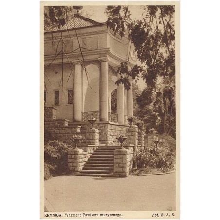 Krynica. Fragment Pawilonu muzycznego. Fot. B. A. S
