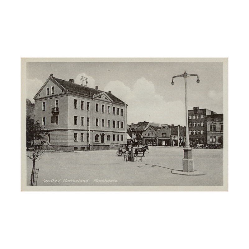 Grätz / Wartheland. Markplatz