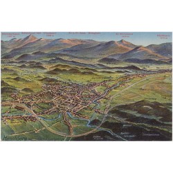 Hirschberg Schl. mit dem Riesengebirge. [...]