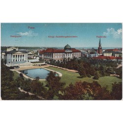 Posen. Stadttheater. Königl. Ansiedelungskommission. Paulikirche