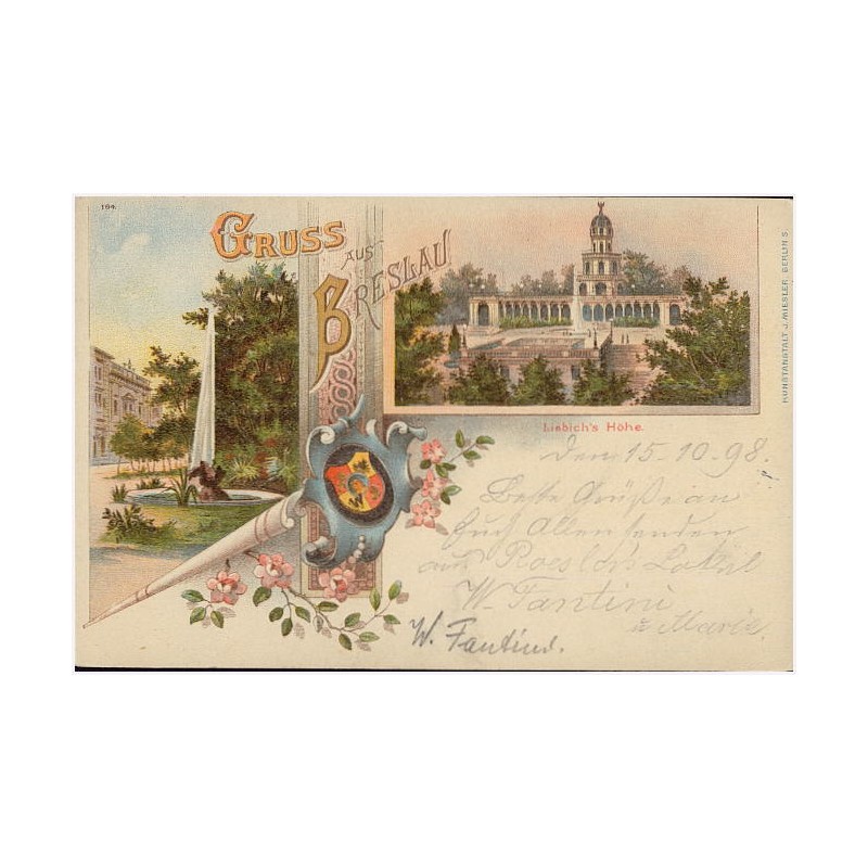 Gruss aus Breslau. Liebich's Höhe. 164