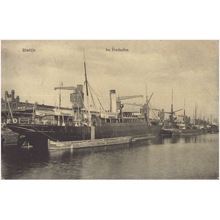 Stettin. Im Freihafen