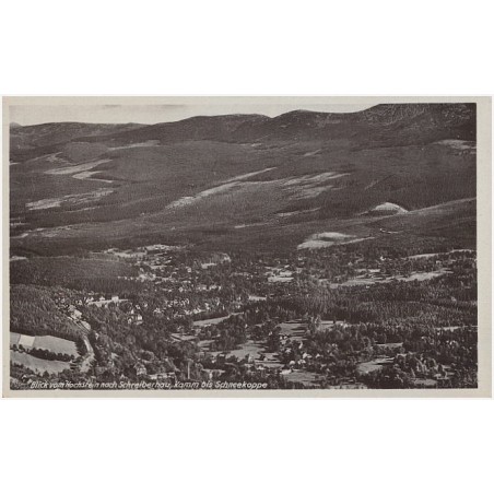 Blick vom Hochstein nach Schreiberhau, Kamm bis Schneekoppe [...]