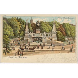 Gruss aus Breslau. Kaiser Wilhelm Denkmal
