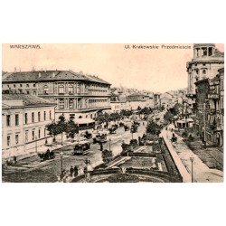 Warszawa. Ul. Krakowskie Przedmieście.