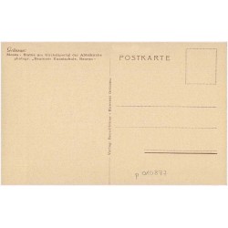 Grüssau: Statue am Kirchenportal der Abteikirche. photogr. "Beuroner Kunstschule, Beuron -