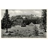 Riesengebirge. Schlingelbaude 1068m Seehöhe mit Blick n. d. Teichrändern