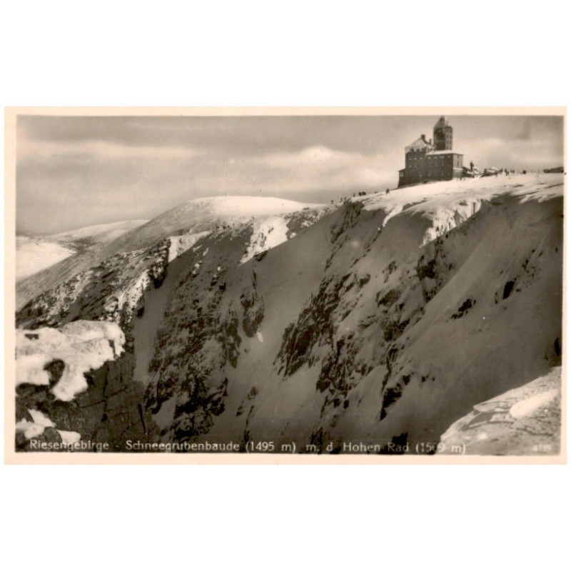 Riesengebirge - Schneegrubenbaude (1495 m) m. d. Hohen Rad (1569 m)