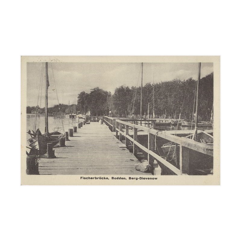 Fischerbrücke, Bodden, Berg-Dievenow