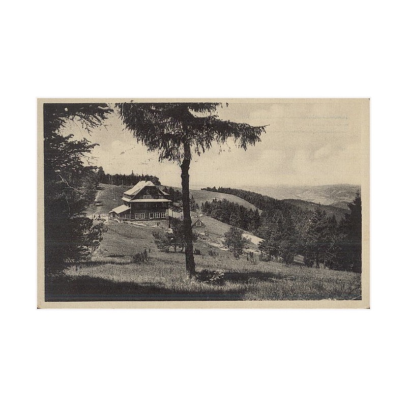 Jawornikgebirge – Neu Traubendorf i. d. Wallachei. Berghotel "Portasch" 960 m ü. M. Javorníky - Nový Hrozenkov na Valašsku. Hors