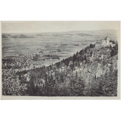 Riesengebirge. Burgruine Kynast mit Hermsdorf