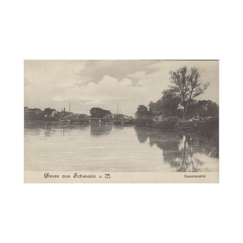 Gruss aus Schwerin a. W. Gesamtansicht