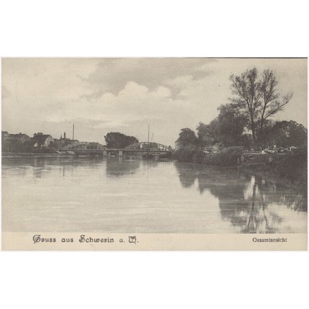 Gruss aus Schwerin a. W. Gesamtansicht