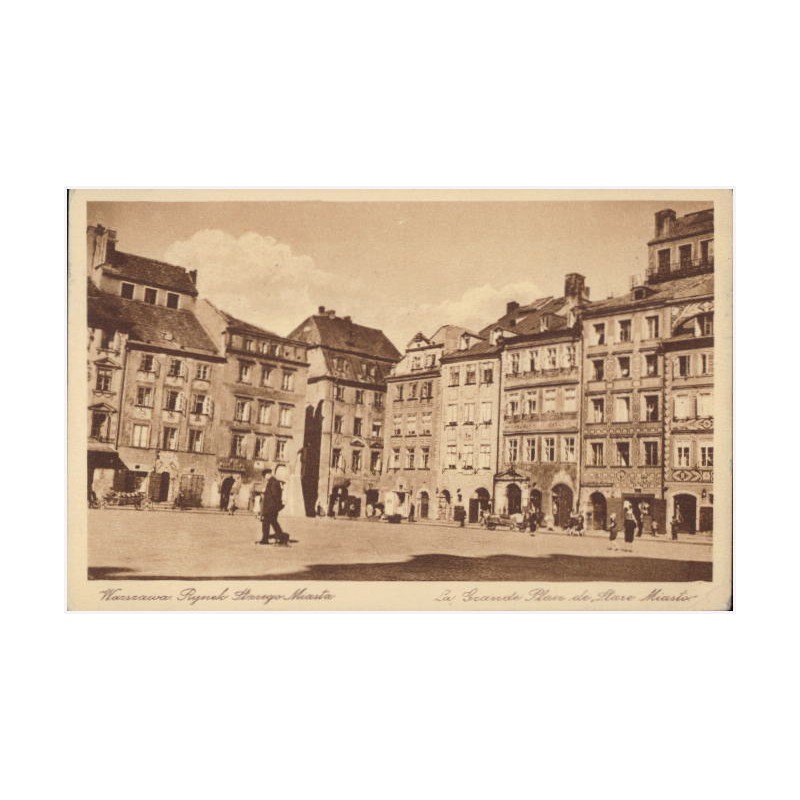 Warszawa. Rynek Starego Miasta. La Grande Place de Stare Miasto