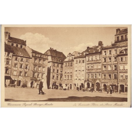 Warszawa. Rynek Starego Miasta. La Grande Place de Stare Miasto