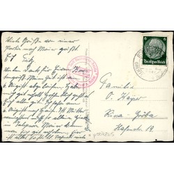 Curt Bachmann-Baude a. d. Talsperre Mauer. Telefon: Lahn 149