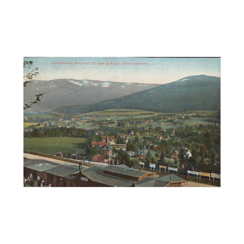 Schreiberhau-Mariental mit dem Bahnhof Oberschreiberhau