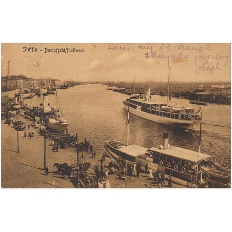 Stettin - Dampfschiffbollwerk