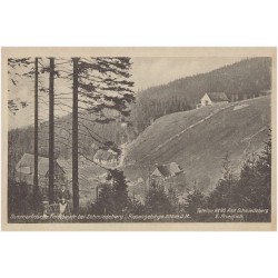 Sommerfrische Forstbaude bei Schmiedeberg i. Riesengebirge 936 m ü. M. Telefon No. 90 Amt Schmiedeberg E. Friedrich