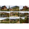 Bauden des Riesengebirges. Östlicher Seite. Schles. Grenzbaude 1100 m. Schlesierhaus 1394 Schneekoppe 1605 m. Prinz-Heinrich-Bau