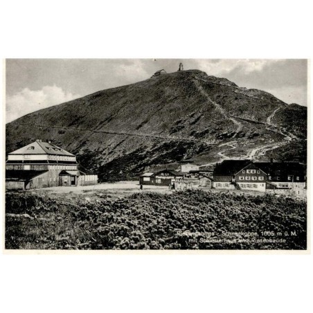 Riesengebirge - Schneekoppe,1605 m ü. M. mit Schlesierhaus und Riesenbaude