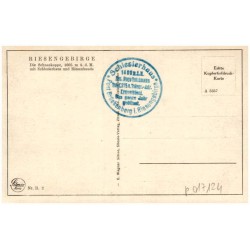 Die Schneekoppe 1605 m ü. d. M. mit Schlesierhaus u. Riesenbaude / Rewers: Riesengebirge. Die Schneekoppe 1605 m ü. d. M. mit Sc
