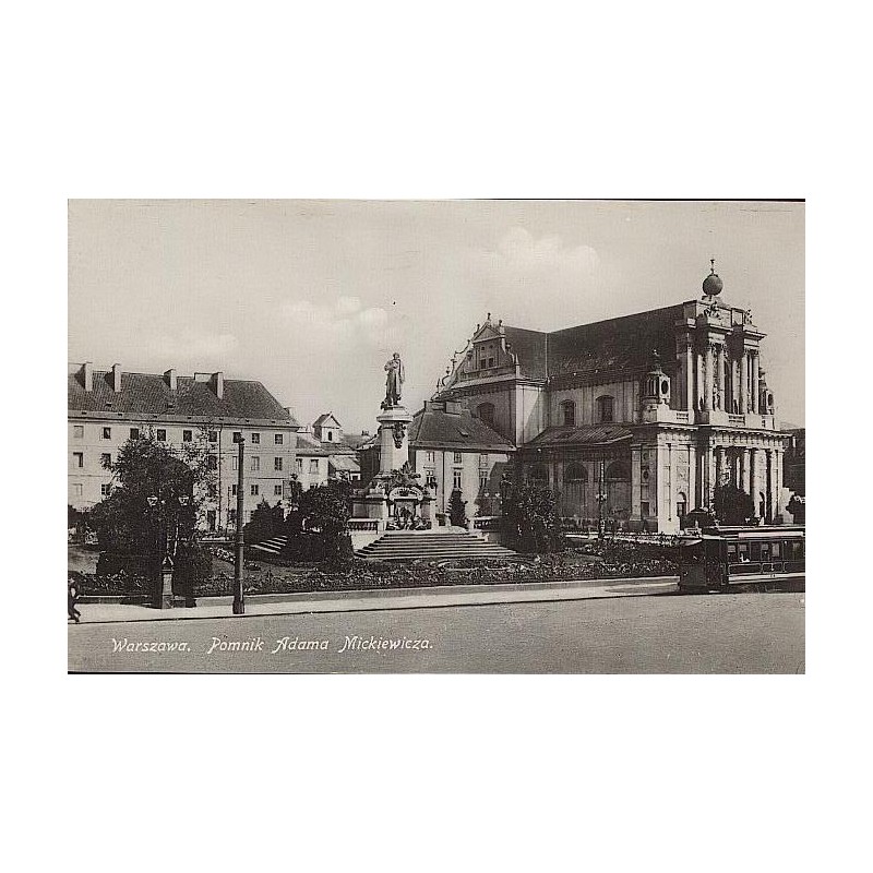 Warszawa. Pomnik Adama Mickiewicza