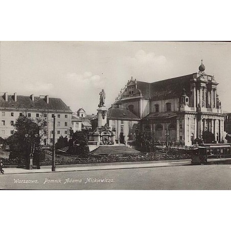 Warszawa. Pomnik Adama Mickiewicza