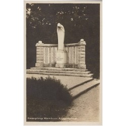 Riesengebirge. Warmbrunn. Kriegerdenkmal