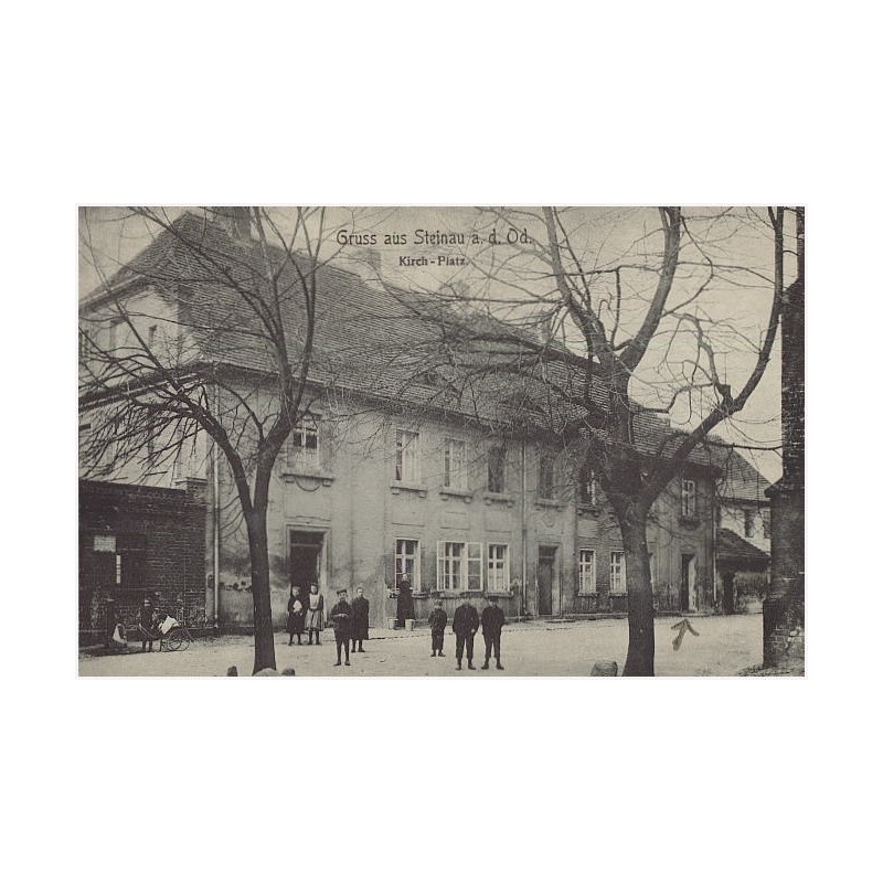 Gruss aus Steinau a.d. Od. Kirch-Platz
