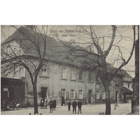 Gruss aus Steinau a.d. Od. Kirch-Platz