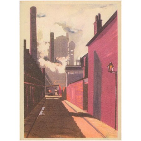 Rewers: Proj. J. M. Brzeski Fragment huty