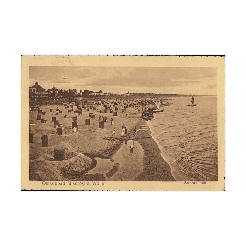 Ostseebad Misdroy a. Wollin. Strandleben