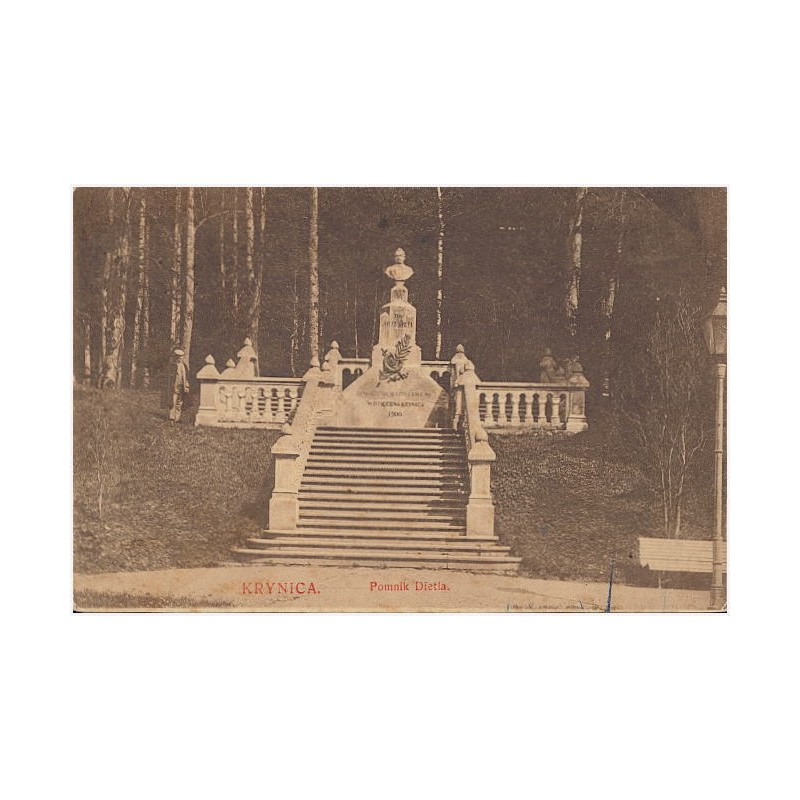 Krynica. Pomnik Dietla