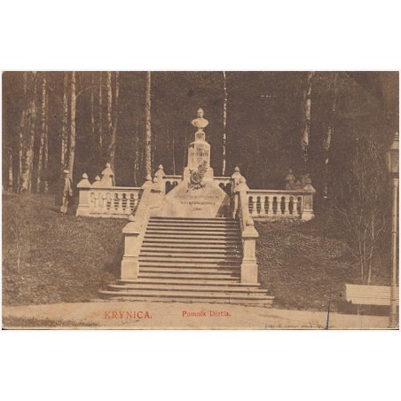 Krynica. Pomnik Dietla