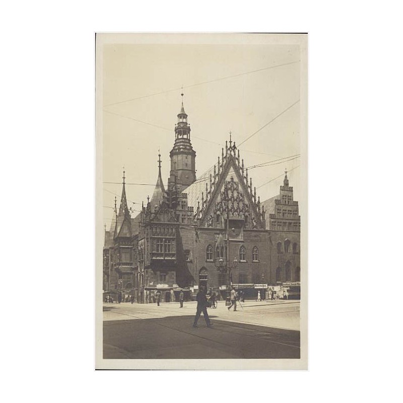 Breslau. Rathaus von der Kornecke