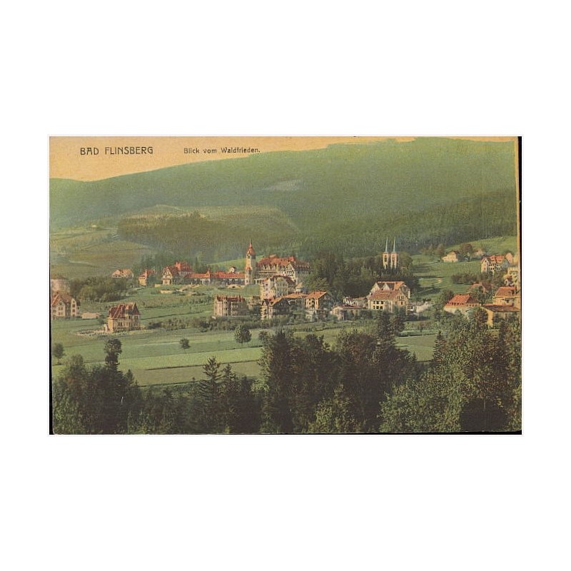 Bad Flinsberg. Blick vom Waldfrieden