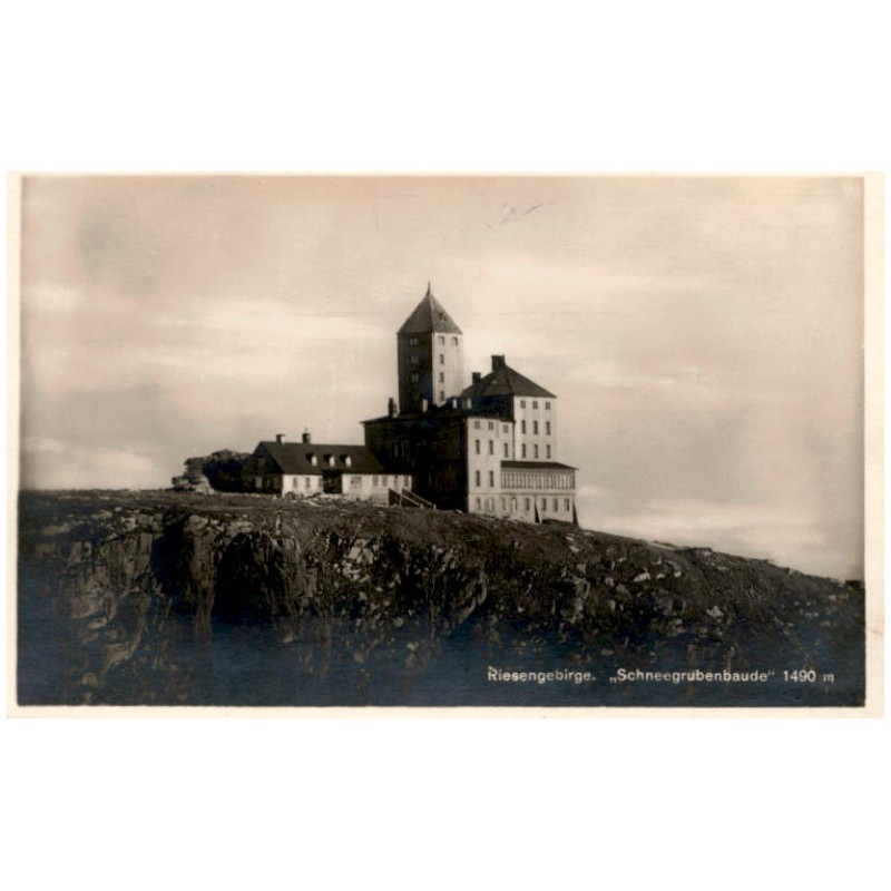 Riesengebirge. "Schneegrubenbaude" 1490 m